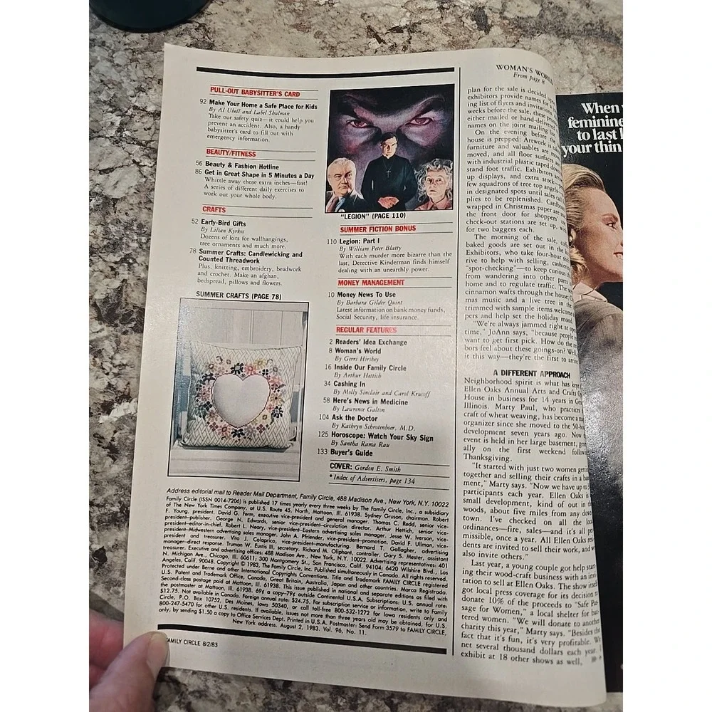 Family Circle Magazine August‎ 2 1983